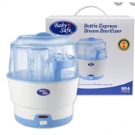 (1set) Baby Safe Steam sterilizer Lb317 6bottle Sterile sterilizer Milk Bottle Breast Milk Gift Gift