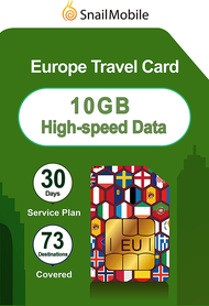 Europe/UK Sim Card 30 Days 10GB High-speed Data