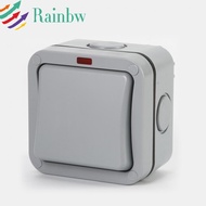 Weatherproof Junction Box Outdoor Switch IP66 ABS Material 20A Electrical Rating