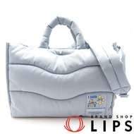 Coach Loop Tote 手提包，再生聚酯纖維，波浪形絎縫，CBC03，聚酯纖維女士手提包

雲朵色 [二手]