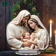 Homyl Christmas Nativity Table Decoration Accessories 8.9x8.8 Inch Collection