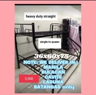 HEAVY DUTY DOUBLE DECK METAL BED FRAME