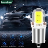 POKERFACE 2Pcs BA9S Car 2LED LED 3W LED COB Bulb Interior License Plate Light Marker Reading Auto La