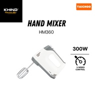 Khind Hand Mixer 300W with 5 Speeds HM360