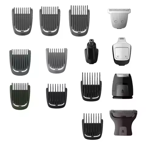 Trimmer Replacement Guide Comb & Blade Head Fit For Philips Norelco Multigroom Series 3000/5000/7000