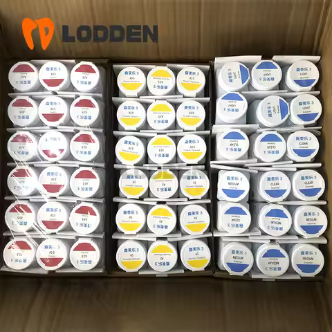 Dental Porcelain Powder Ceramco 3 Teeth Multy Color Body Porcelain Powder Sirona Lab Metal Veneering