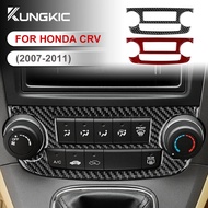 Real Carbon Fiber Sticker For Honda CRV CR-V 2007 2008 2009 2010 2011 Central Control Air Conditione