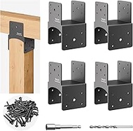 Post Anchor Connector,Stainless Steel Beam Anchor Connector, Post Base Bracket for Supporting Wood B