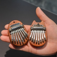Mini Thumb Piano Solid Wood Crystal Small Five-Finger Piano Portable Beginner Finger Piano Musical I