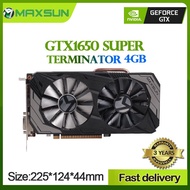 MAXSUN GTX 1650 Super Terminator 4GB DDR6 Graphic Card GPU Video Gaming 12nm 128Bit For PC Computer