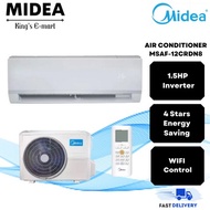 [READY STOCKS] MIDEA 1.5HP R32 Inverter Xtreme Save Series Wall Mount Air Cond MSAF-12CRDN8 [SELF PICK UP AVAILABLE]