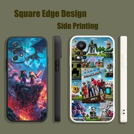 Casing For OPPO A33 A37 A35 F7 Neo 7 9 F11 Pro A Minecraft Movie My World BOX08 Phone Case Square Ed