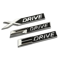 3D Metal Car Emblem Badge Sticker Sdrive Edrive Xdrive Logo For BMW 3 5 Series E90 E39 E46 F10 F20 F