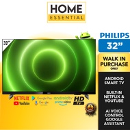 Philips 32 Inch HD Android Smart TV 32PHT6916 | Netflix &amp; Youtube | AI Voice Control | Dolby Digital Plus | Smart TV