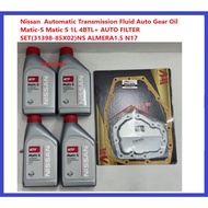 Nissan  Automatic Transmission Fluid Auto Gear Oil Matic-S Matic S 1L 4BTL+ AUTO FILTER SET(31398-85