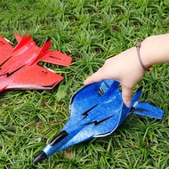 [Devoko] RC Glider 2 Channels Anti Collision Jet Fighter Model RC Foam Airplane Model Toy Boy Gift A