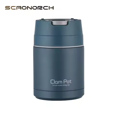Food Thermal Jar Soup Gruel Stainless Steel Vacuum Lunch Box Office Insulated Thermos Containers wit