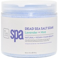 BCL SPA Dead Sea Salt Soak Stress Relief Lavender + Mint 16oz