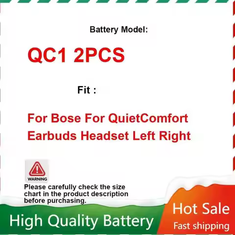 2PCS M1454S2 3.85V 105mAh 1454 Battery for BOSE QuietComfort Earbuds II & Bose Soundsport Batteries 