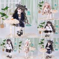 1pc 30cm Doll Outfit Six-Piece OB11 Y2K Style Fashion Set, School Uniform Clothing (Clothes Only). G