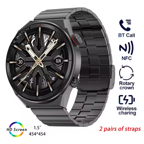 DT3 Mate Smart Watch Men Women 1.5" HD Screen NFC Smartwatch Men's Wristwatch Digital Wrist Watches