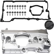 MITZONE Upgrade Aluminum Valve Cover Kit Compatible with BMW E46 E87 318Ci 318ti 318i 316i 120i 2001