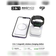 有保養 *現貨*EGO 3in1 MAGPAD 2 Magsafe 充電器