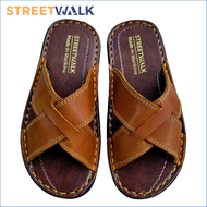 StreetWalk Footwear Sandals Marikina Made Leather Slippers for Men Marikina Sandals for Men Leather 