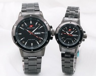 Jam tangan SWISS ARMY COUPLE SA-6957-Jam tangan Original Quality Water Resistant 5ATM (50M)-NEW FASH