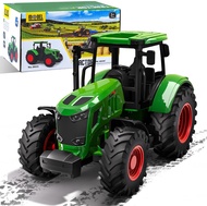 ของเล่นรถแทรกเตอร์ของเล่นรถฟาร์มที่สมจริง Push And Go Truck Car Tractor Toy Gift For Kids 3 Boys Age