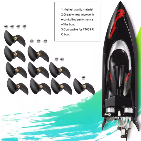 Model Boat Propeller Brushless Remote Control Boat Tail Propeller Spare Part Kit For FT009 RC Boat R