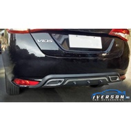 ♞Rear Bumper Diffuser Black for Toyota Vios 2019