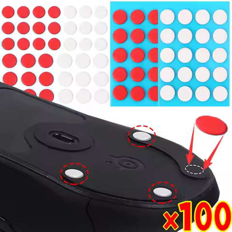 20-100pcs Universal Mouse Feet Pads 6/7mm Small Round Dot ICE Version Control Speed Mouse Skates DIY