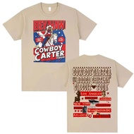 Cowboy Carter Beyond World Tour Graphic T-Shirt Men's And Women's Fashion Trendy Beauty Casual V-Nec