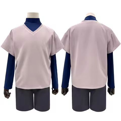 HOLOUN Hunter Anime Killua Zoldyck Cosplay Costume T-shirt Shorts Cos Convention Daily Wear Christma