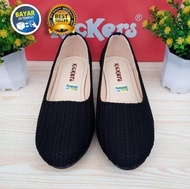 D'lyly store/SEPATU WANITA DEWASA BALET RAJUT KICKERS/sepatu import/sepatu murah/sepatu rajut/sepatu