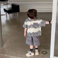 2026 Fashion 2026 McCorbell Boys Summer Short-Sleeved 2025 New Style Korean Version Middle Small Chi