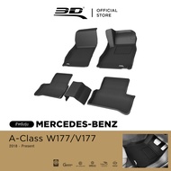 3D Mats พรมปูพื้นรถยนต์ Mercedes-Benz A-Class (V177W177) 2019 - 2025 พรมกันลื่น พรมกันนํ้า พรมรถยนต์