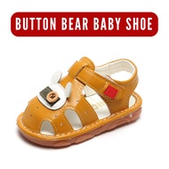 Coconana Baby Shoe Bear with Sound Toddler Kids Sandal Kasut Budak Lelaki Perempuan Bunyi Bip Bip Ba