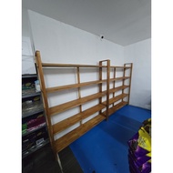 Rack Kedai Runcit Shelf Storage Home Kitchen Store Rack Storage Dapur Rak Solid kayu Warehouse Berti