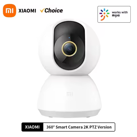Xiaomi 360° Smart Home Security Camera Mi PTZ 2K Webcam 1296P 3 Megapixel AI Human Detection Night V