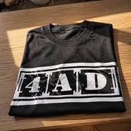 KATUN 4AD Records Label Logo T-Shirt Casual T-Shirt Made of 30s Combed Cotton | DTF Screen Printing 