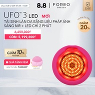 FOREO UFO 3 LED 4-in-1 Face Mask Skincare Device - Face Moisturiser | Full spectrum LED | Deep Tissu