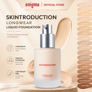 Enigma Skintroduction Longwear Liquid Foundation Full Coverage Matte Oil Control Long Lasting Makeup