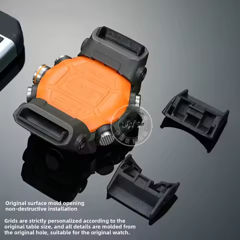 For Casio G-SHOCK GG-B100 GGB100 Adapter modified GG B100 Connector Rubber Strap Genuine leather Con