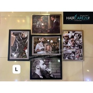 L Package Barber Men Hairstyle iFrame Poster