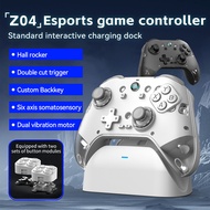 Z04 wireless game controller with charging dock for PC, Switch, Android, iOS mobile games with micro