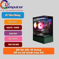 PC set i3-9100F RAM 8GB VGA 730 SSD 256GB | Office PC - Lightweight Graphics