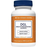 The Vitamin Shoppe DGL (Deglycyrrhizinated Licorice) 760MG, Stomach Soothing Herbal Supplement (100 