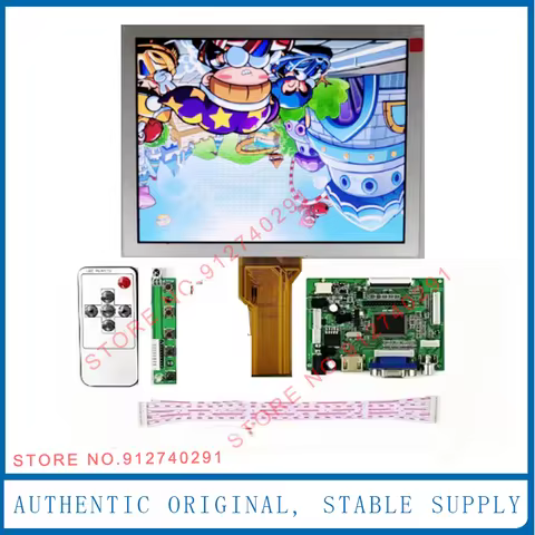 8 Inch EJ080NA-05B LCD Display Screen Panel 800*600 TFT Monitor HDMI VGA 2AV Controller Board EJ080N